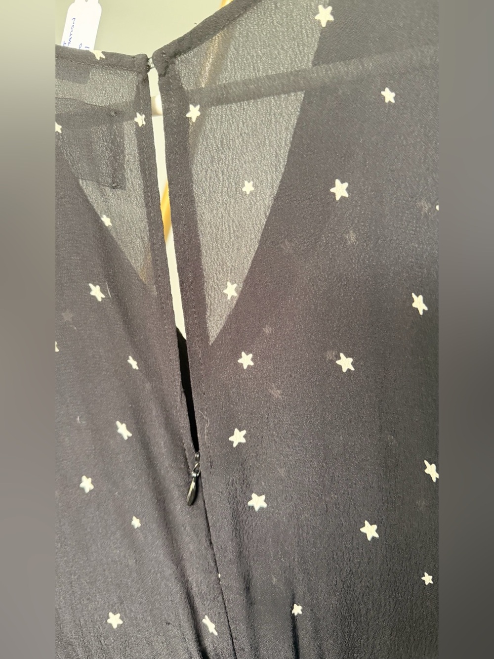 Reformation Black Star Tie-Front Midi Dress - Picture 4 of 4
